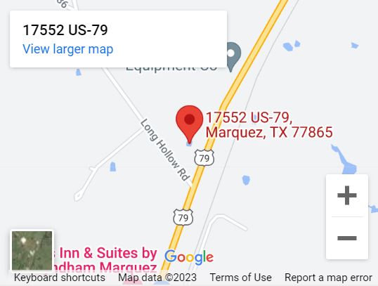 A map of the location of the motel.